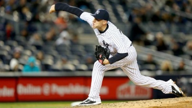 Pitch perfect: David Phelps' New York Yankees will be heading Down Under.