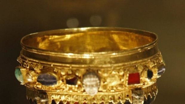 Known until now as the goblet of the Infanta Dona Urraca - daughter of Fernando I, King of Leon from 1037 to 1065 - is displayed in the Basilica of San Isidoro in Leon, northern Spain.