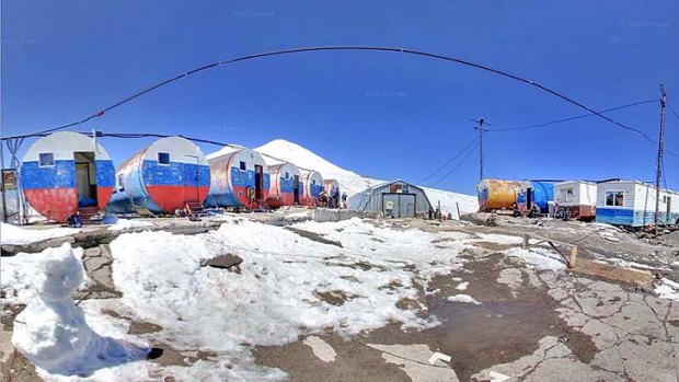 Barrel huts, Mount Elbrus.