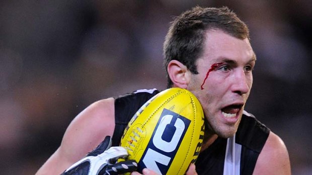 Stand and deliver: much is expected of Magpie Travis Cloke.
