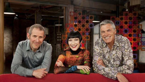 Changes ... Collectors hosts Adrian Franklin, Claudia Chan-Shaw and Gordon Brown.