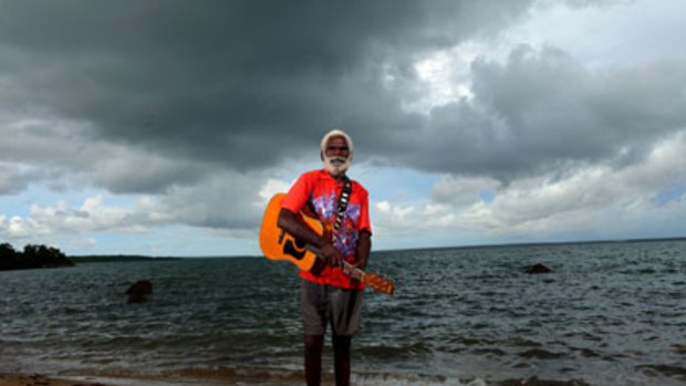 ‘‘Our culture was always there’’ ... Dick Munungugu, an Elcho Island musician, has been playing the guitar for 50 years.