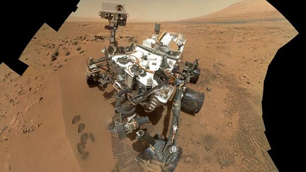 Life on Mars? ... the work site of Curiosity.