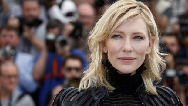 Cate Blanchett during a photocall for her film <i>Carol</i> at the 68th Cannes Film Festival.