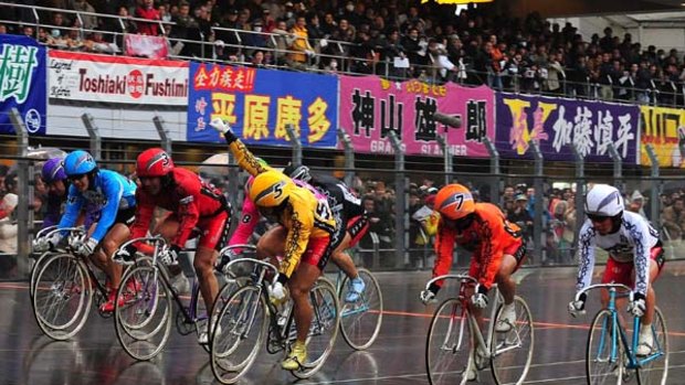 Cleaning up ... Keirin racing is one four sports on which gambling is permitted in Japan, and subject to stringent anti-corruption measures.