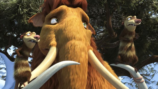Ice Age 3D: Dawn of the Dinosaurs.