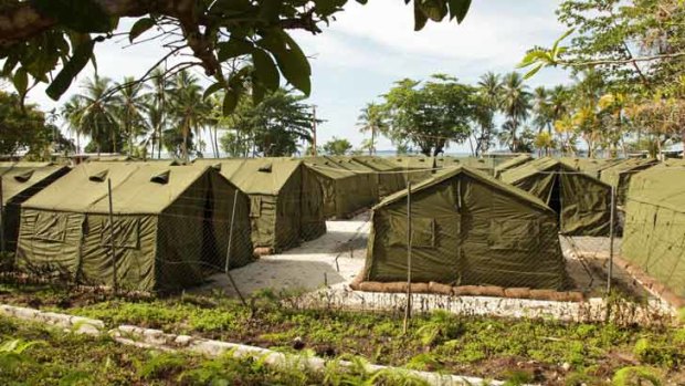 The Manus Island immigration detention centre.