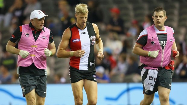 St KIlda's Nick Riewoldt is back from injury to take on the Bulldogs this weekend, along with Leigh Montagna.
