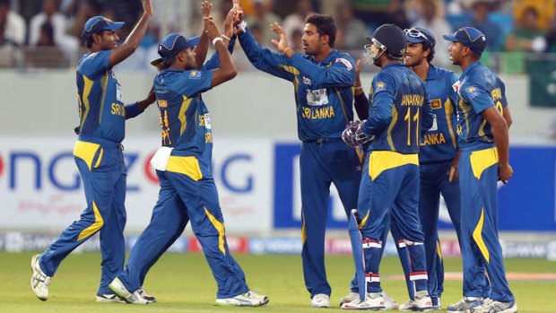 Plenty to celebrate: Sri Lanka retained their T20 number one ranking.
