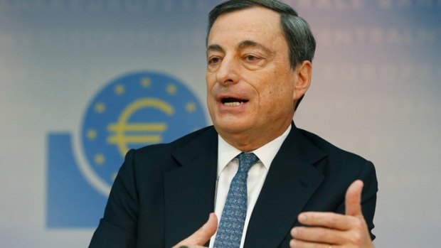 Mario Draghi, president of the European Central Bank.