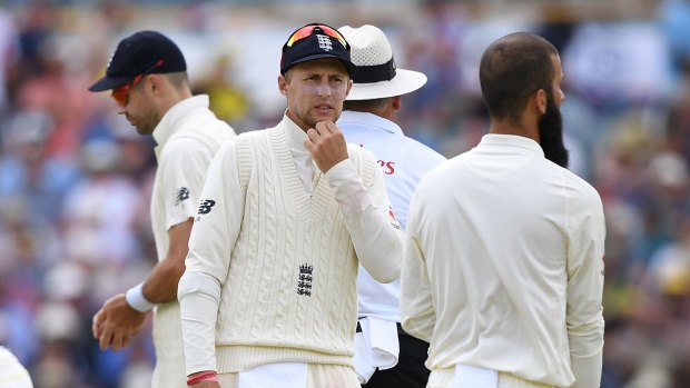 No answers: Joe Root hasn't been able to find a way to navigate the Australian side.