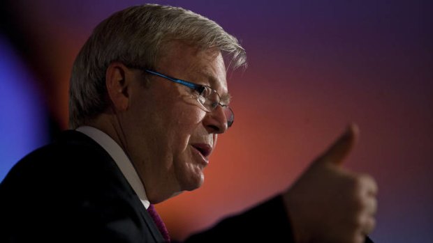 Kevin Rudd says he has a responsibility to get out and argue the case against Tony Abbott.