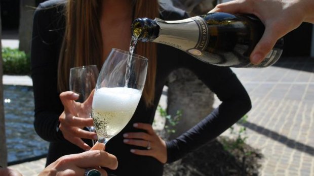 Champagne experts say the bubbly beverage should always be served in a flute.