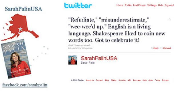 Sarah Palin and Shakespeare ... much in common?