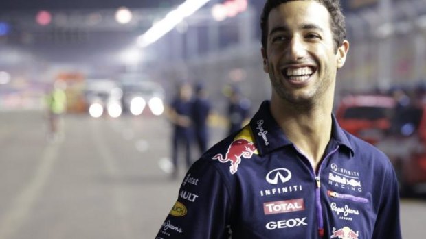 "As far as I'm concerned, it is game on": Daniel Ricciardo.
