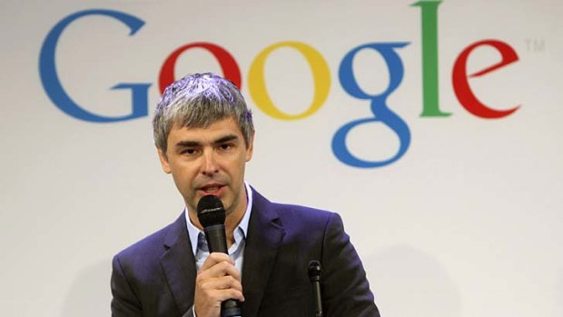 "Overall I am feeling very lucky": Google CEO Larry Page.