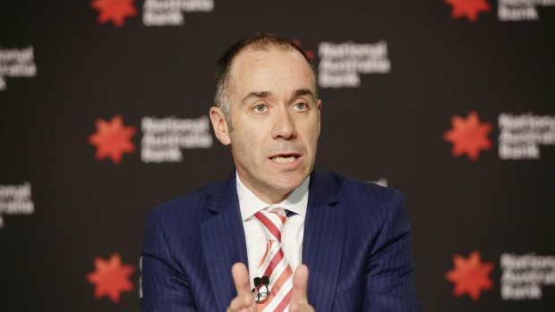 No sacred cows: NAB chief executive Andrew Thorburn at the bank's earnings presentation in late October.