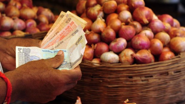 Food staple: The cost of onions has soared.