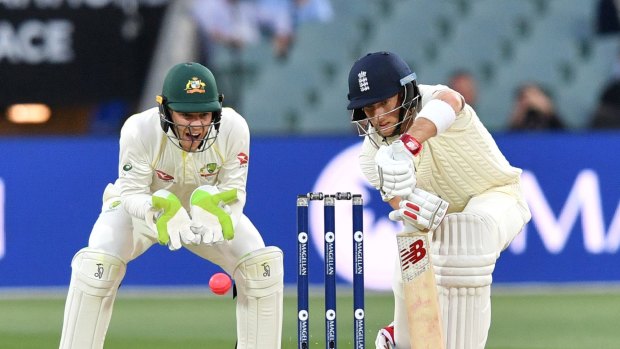 Tim Paine and Joe Root clashed in the final session.