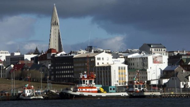 A man has been shot dead by police in Reykjavik.