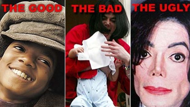 The many faces of Michael Jackson.