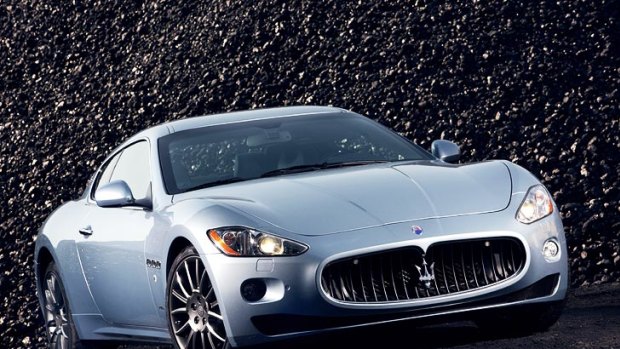 A Maserati GranTurismo similar to the one crashed by the 10-year-old boy.