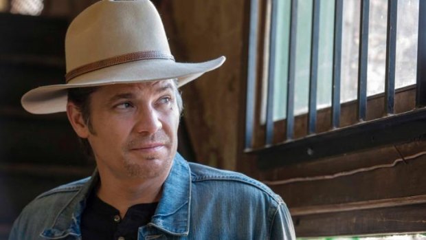 Timothy Olyphant in <i>Justified</i>.