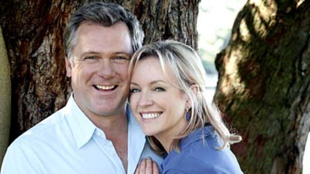Rebecca Gibney and Erik Thomson in <i>Packed To The Rafters</i>.