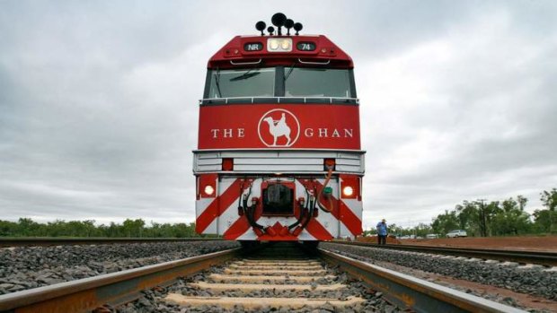 The Australia by Rail app reviews journeys including the cross-country Ghan.