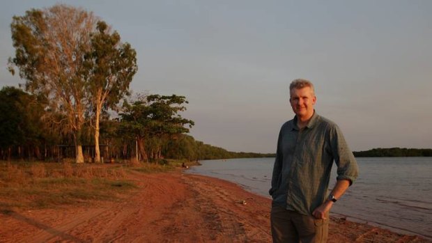 Tony Burke has his sights set on looming challenges while in Aurukun, Cape York.