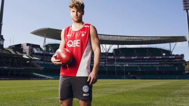 Speed ramp: Sydney Swans' Dane Rampe is happy to tag anyone.