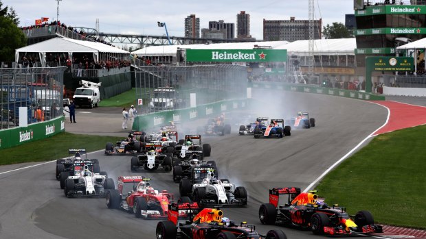 Daniel Ricciardo had a "frustrating and boring race" in Canada.