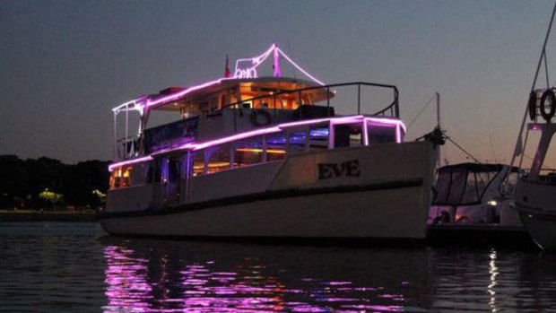 Ordered to pay up: The MV Eve, operated by Eve Harbour Cruises, was supposed to take up to 150 people out on Sydney Harbour for the New Year's Eve fireworks.