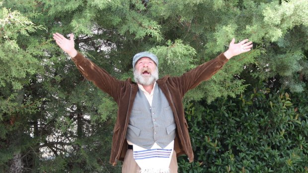 Ian Croker as Tevye in Fiddler on the Roof.