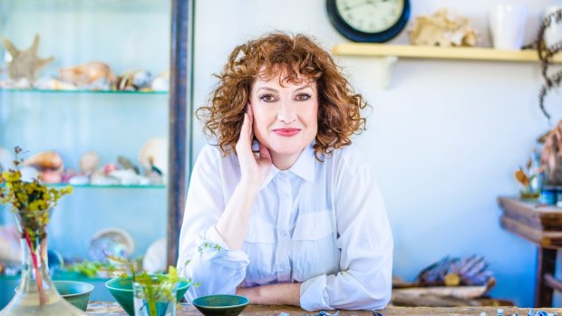 Cressida Campbell in her home studio. “Because her mode of working is so slow and intensive, there’s always a waiting list [for her work],” says Philip Bacon, her principal dealer.