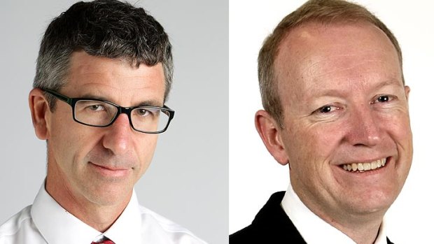 New appointments ... Darren Goodsir, left, and Sean Aylmer.
