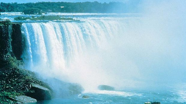 Niagara Falls ... searchers found a man's body after a female student plunged to her death.