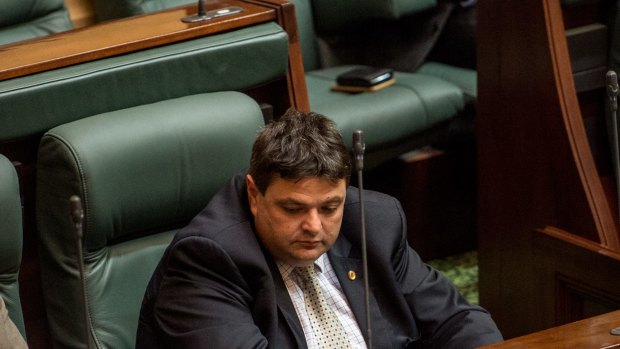 MP Andrew Katos has copped criticism for his weight. 
