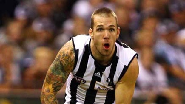 Ball magnet... Magpie hero Dane Swan.