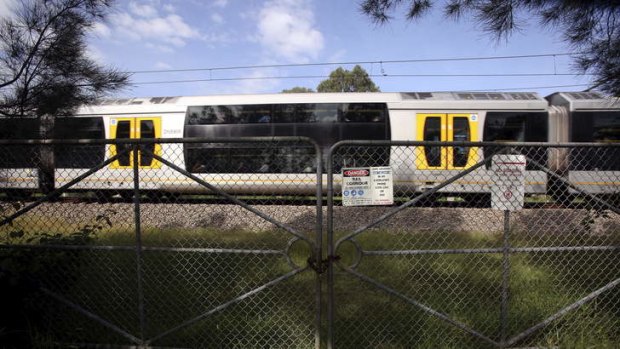 Short cut: The site just outside Wyong where Michael Maloney was struck and killed by a train.