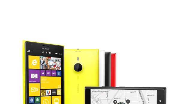 One of the smartphones Nokia has going for it now: The Lumia 1520.
