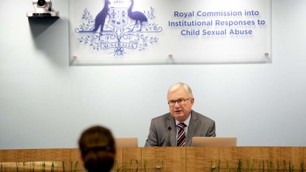Justice Peter McClellan conducts the Royal Commission proceedings in Sydney.