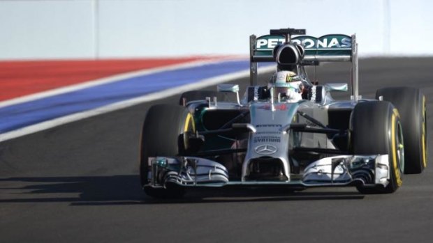 Lewis Hamilton's win has secured the constructors' title for his Mercedes team.