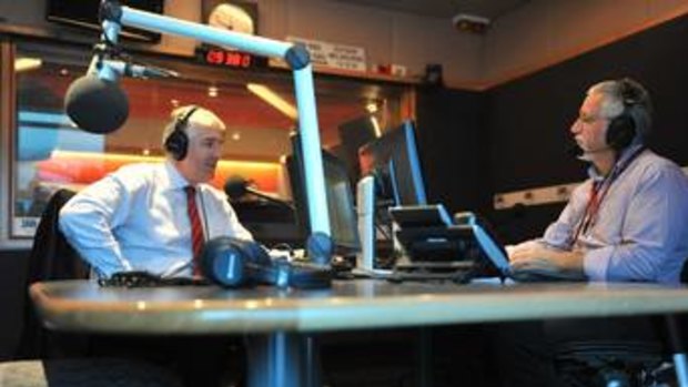 Fireside chats: NAB CEO Cameron Clyne on talkback with Neil Mitchell.