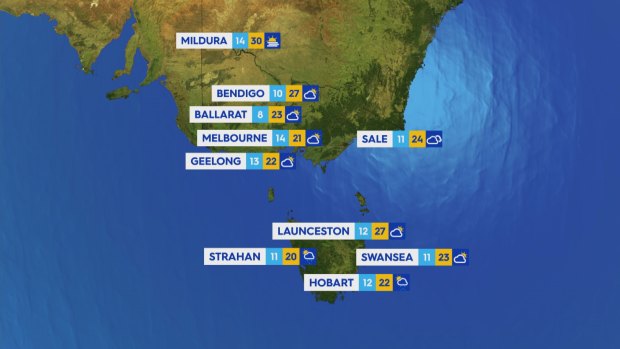 National weather forecast for Thursday January 30