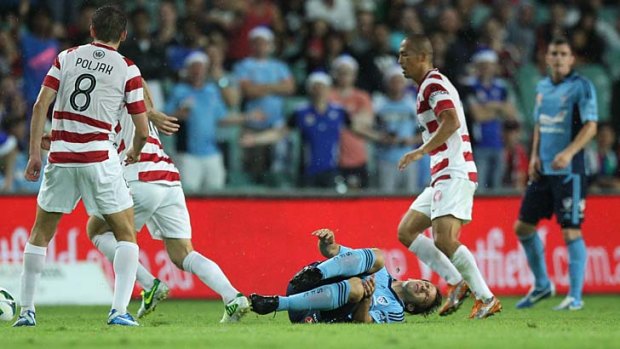 No prisoners taken: The table-topping Wanderers host Alessandro Del Piero and Sydney FC on Saturday night.