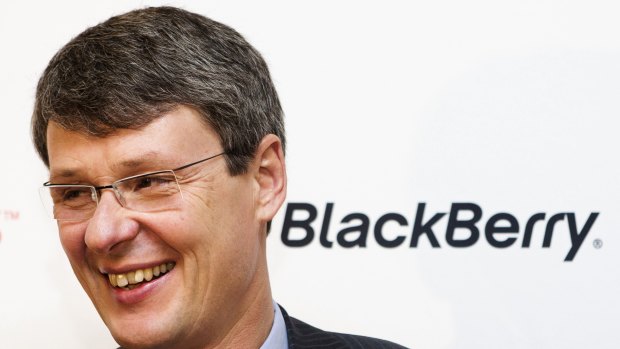 BlackBerry chief executive Thorsten Heins.