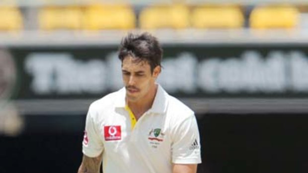 Mitchell Johnson... has gone wicketless in four of his past five Test innings and taken just three wickets at a cost of 122.3.
