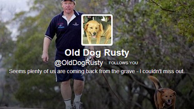 Old Dog Rusty is one of the more prominent parody Twitter accounts on the Queensland political landscape.
