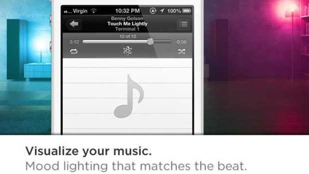 You can also visualise your music using LIFX.